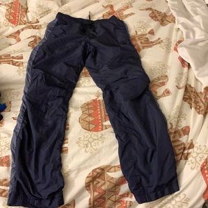 Athletic pants - black with grey stripe -14-16